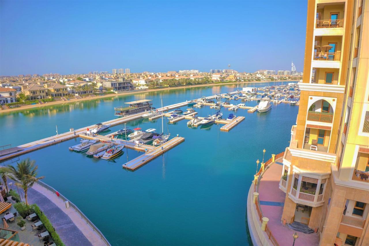 Luxury On The Palm With Marina View Balcony Apartamento Dubai Exterior foto